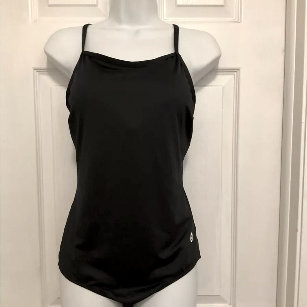 Baleaf Women's  Athletic Racerback One Piece Swimsuit Black Size 36‎ UPF 50